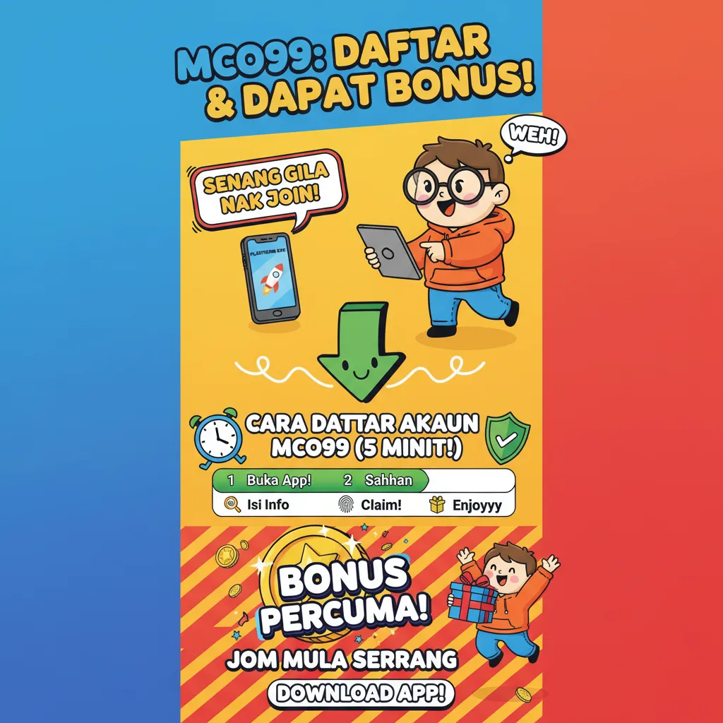 Cara Daftar Akaun mco99 Dan Bonus Percuma