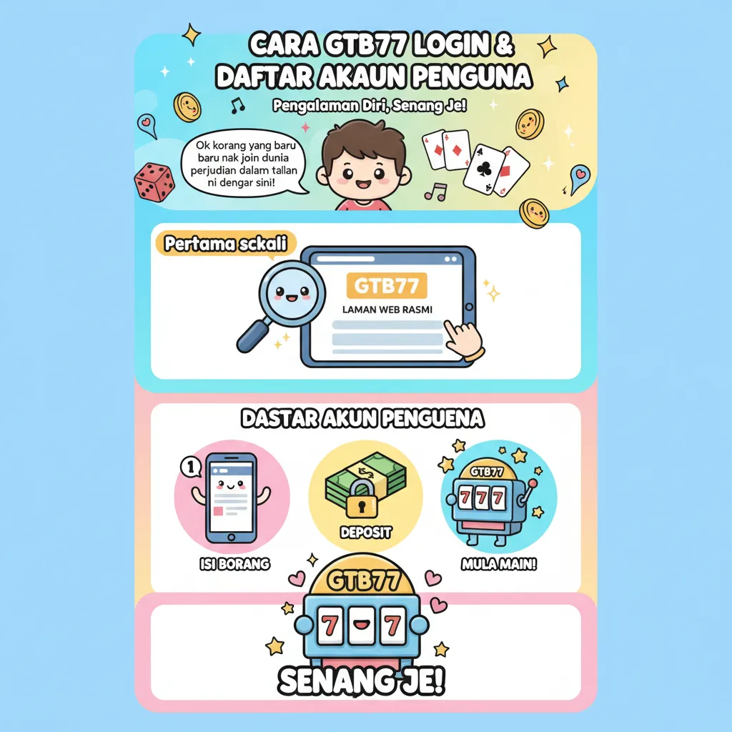 Cara GTB77 Login & Daftar Akaun Pengguna