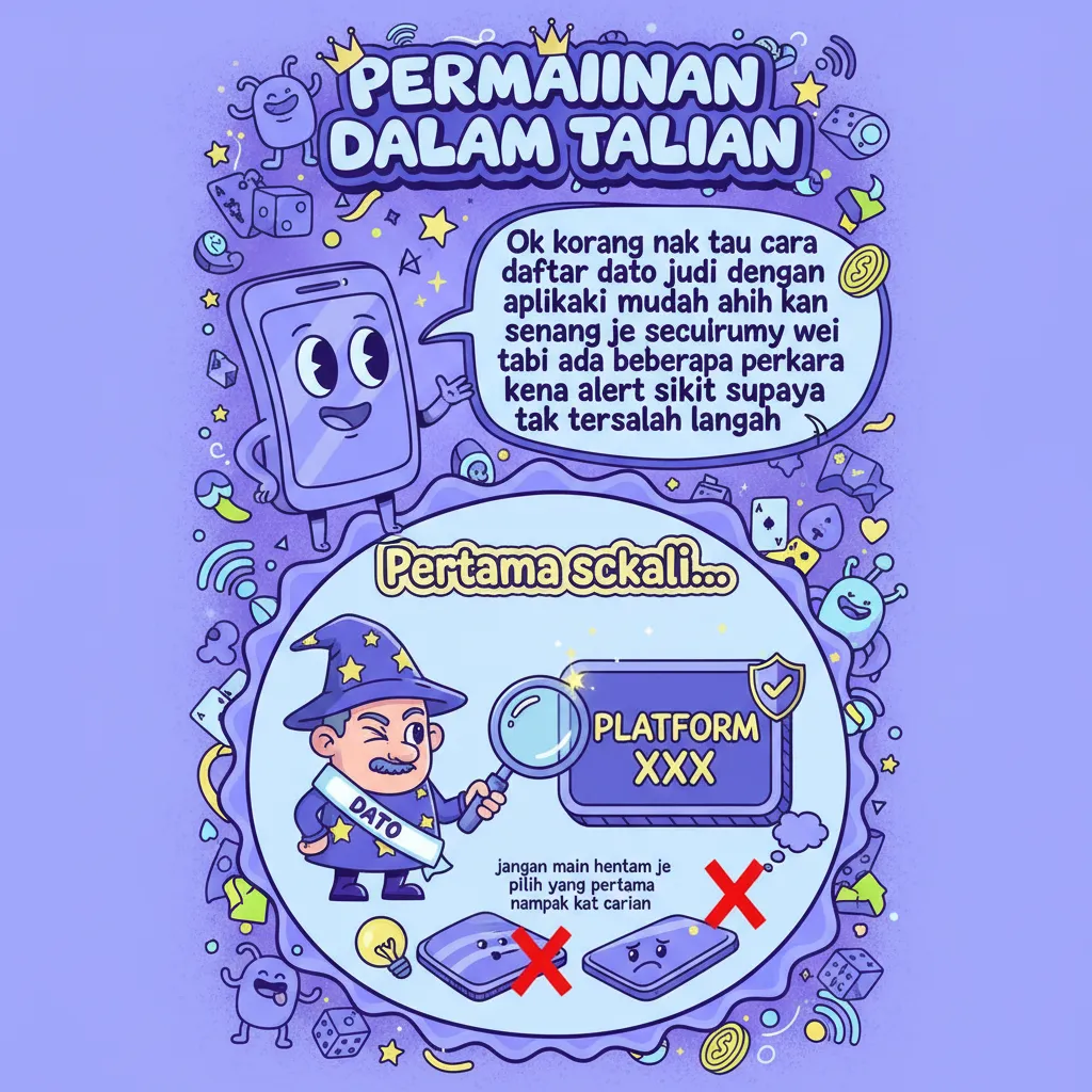 Cara Daftar Dato Judi & Aplikasi Mudah Alih